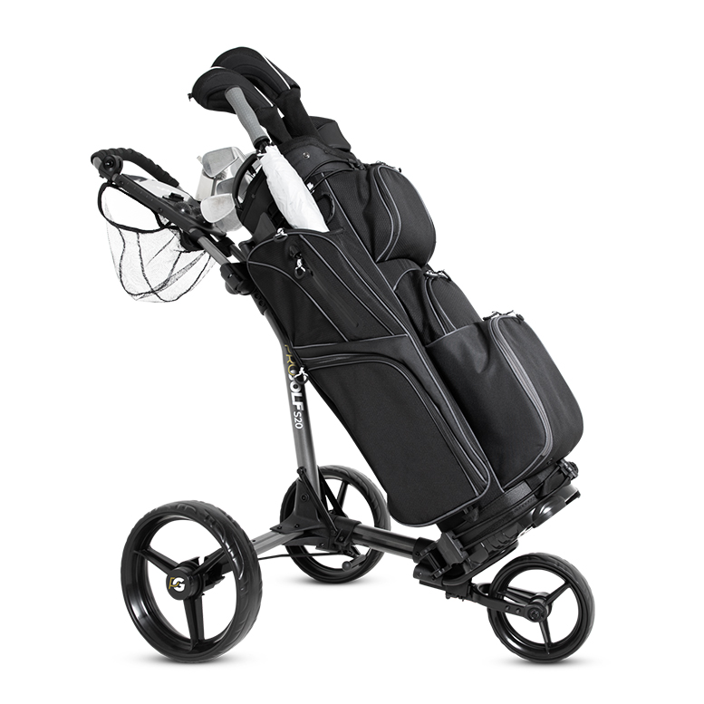 MGI 골프 3단 접이식 경량 수동 캐디카트 PROGOLF S20